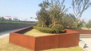 定陶耐候钢挡土墙